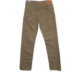 Levis 514 Men's Khaki Straight Fit Jeans W32 (34) L34 Cotton Blend Classic Style